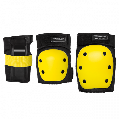 Комплект защиты Los Raketos COMBI LRK-006 Black/Yellow S